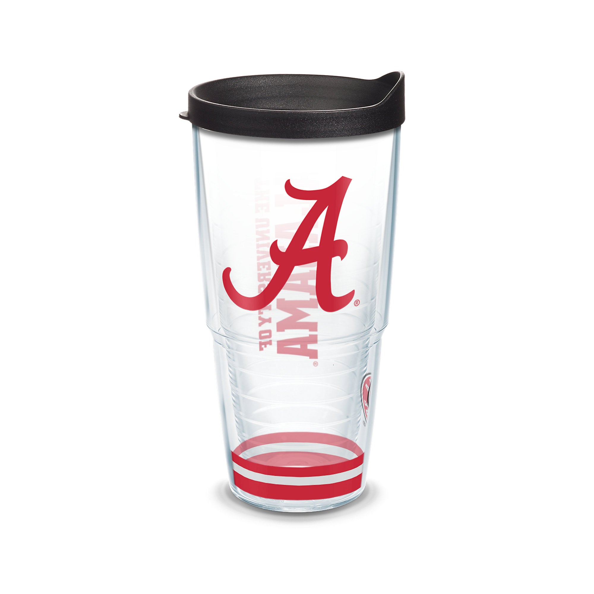 Alabama Arctic Clear Tumbler With Lid