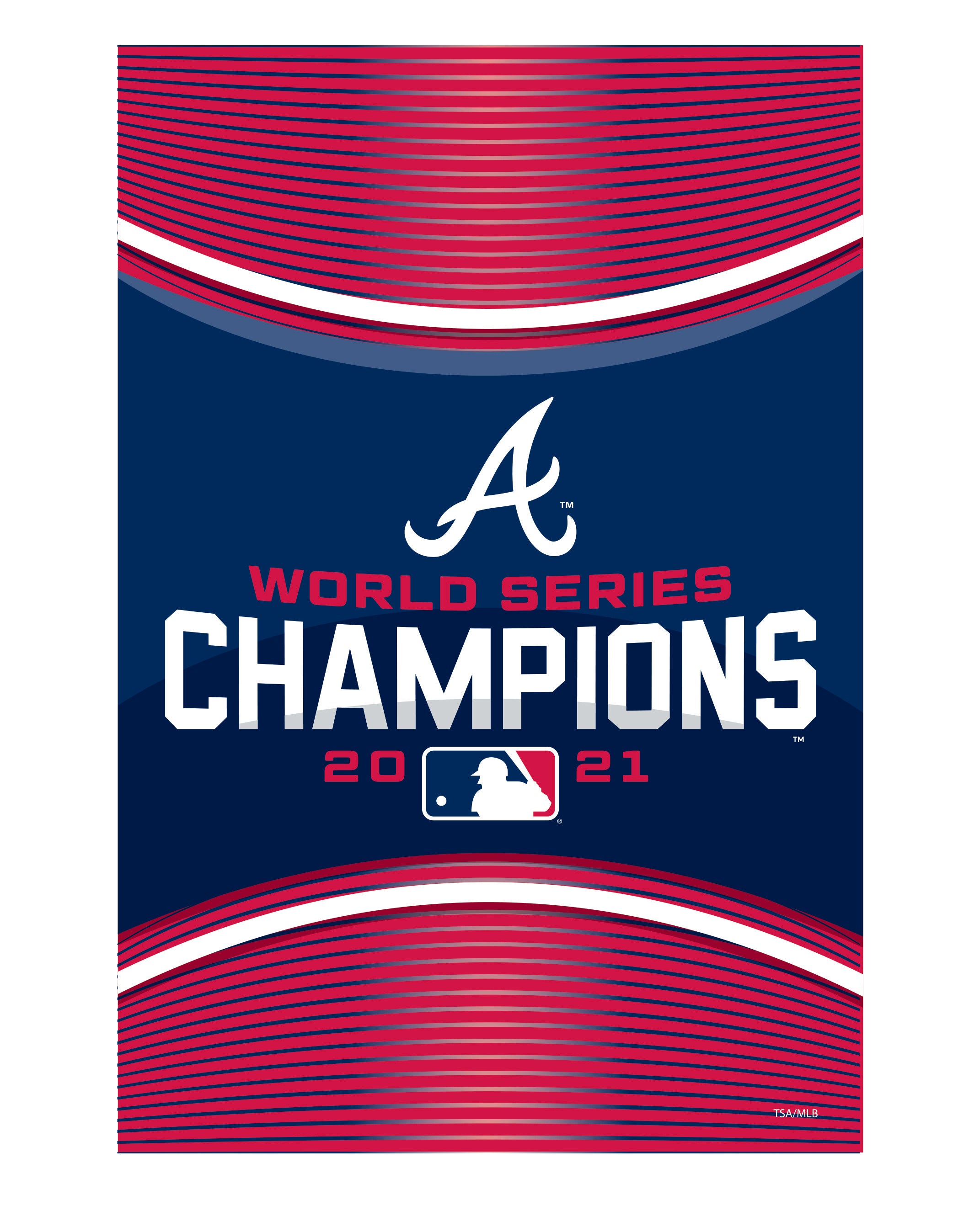 Evergreen - Atlanta Braves Regular Championship Flag